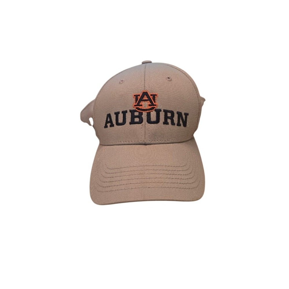Auburn Tigers NCAA Hat Tan Adjustable Strapback Baseball Cap Mens One Size